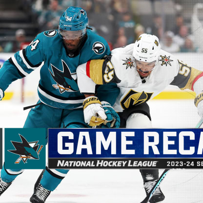 Nicolas Hague leads Knights to victory over Sharks - The Rink Live