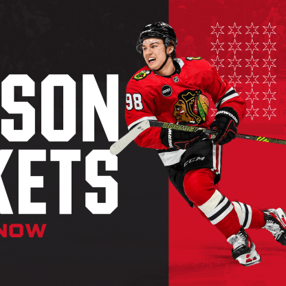 2 Chicago Blackhawks Stanley Cup Season ticket stubs from 2