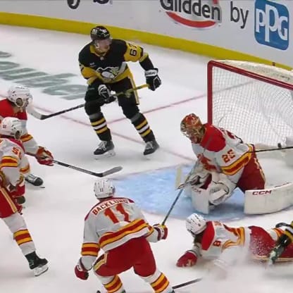 Evgeni Malkin scores 400th goal, Penguins beat Flames 4-1