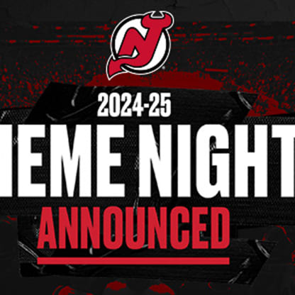 Devils Announce Theme Night Giveaway Schedule RELEASE New Jersey Devils
