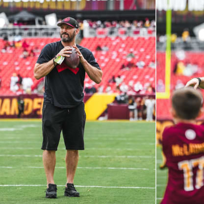 Alex Ovechkin attends Washington Redskins game, named team's honorary  captain against Colts