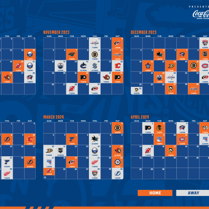 New jersey islanders schedule on sale