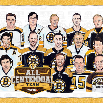 1973-74 Johnny Bucyk Game Worn Boston Bruins Jersey. Hockey