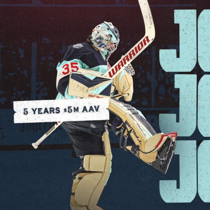 Net Gain: Daccord in Goal Through 2029-30 | Seattle Kraken