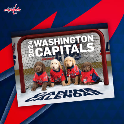 Washington Capitals Canine Calendar 2025