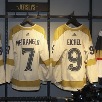 Vegas Golden Knights reveal metallic gold third jersey for the