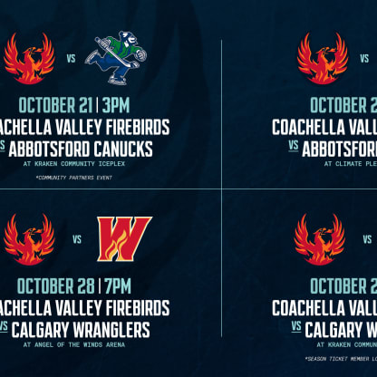 Season Tickets 23 24 - Coachella Valley Firebirds