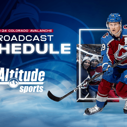 ALTITUDE SPORTS ANNOUNCES 2023-24 COLORADO AVALANCHE BROADCAST SCHEDULE