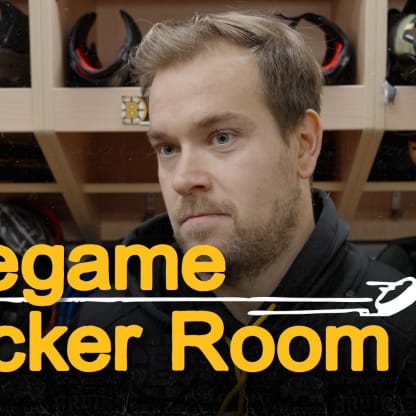 Locker Room Raw: Arvidsson, Kastelic, and Aspirot | Boston Bruins