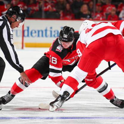 Devils lose fifth straight in loss to Red Wings