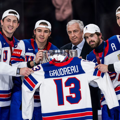 United States honors Gaudreau after winning gold medal at World Championship | NHL.com