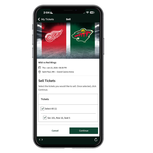 Step 3 - Select Seats to Sell