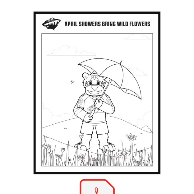 Wild Flowers Coloring Page