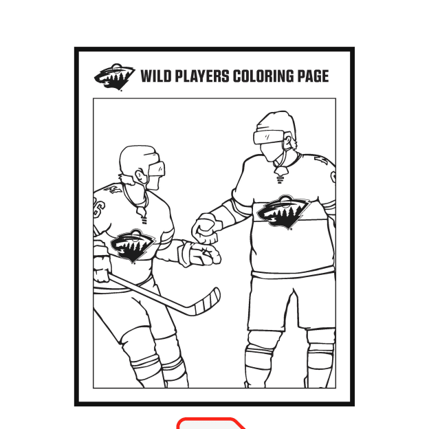 Wild Players Coloring Page