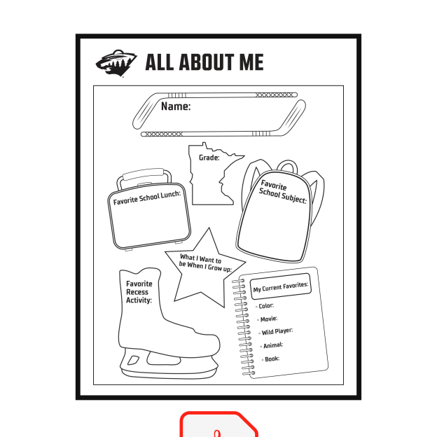 All About Me Activity