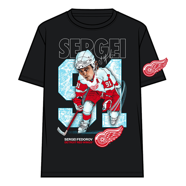 Fedorov Caricature Short Sleeve T-Shirt