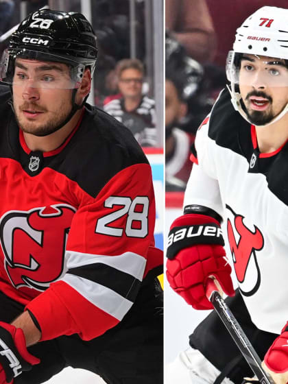 Schweizer Devils Trio Hischier Meier Siegenthaler blickt zurueck und voraus
