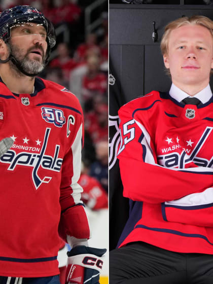 Milton Gästrin vald av Capitals första tröjan var en Ovechkin tröja