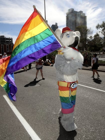 Photo Gallery - Flames March In 2024 Pride Parade