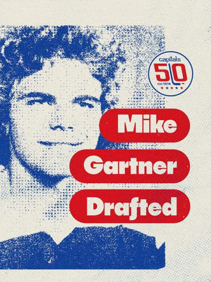 Capitals Top 50 Moments | Mike Gartner Drafted