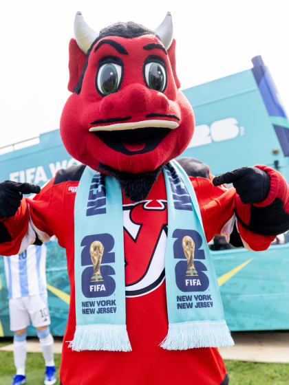 Devils at the FIFA Fan Fest Announcement