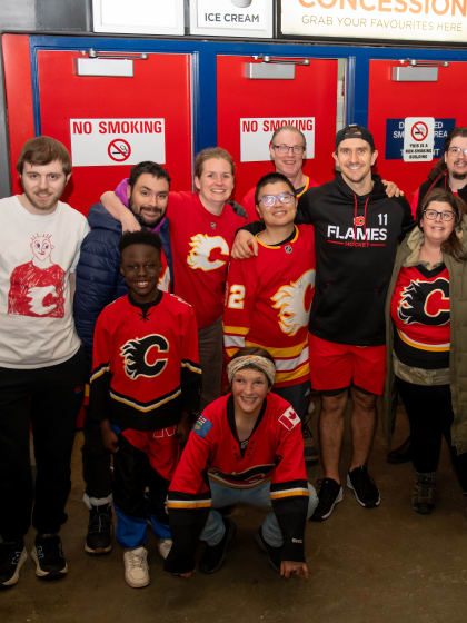 Photo Gallery - Mikael Backlund Hosts Special Olympics Athletes