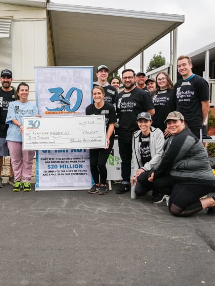 Scrolling Social: Sharks Foundation x Rebuilding Together Silicon Valley