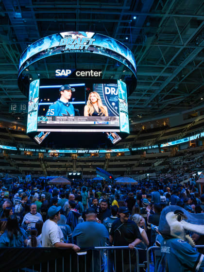 Sharks to host 4th annual NHL Draft Party at SAP Center on Friday, June 26