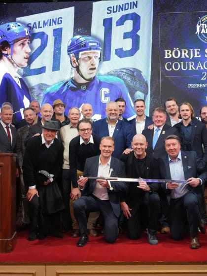 Mats Sundin tilldelas Börje Salming Courage Award