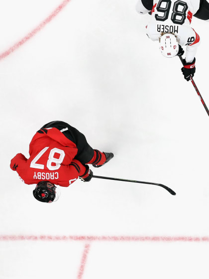 Akira Schmid mit irrer Parade gegen Sidney Crosby