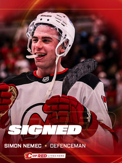 Flames Sign Defenceman Simon Nemec - 06.07.26