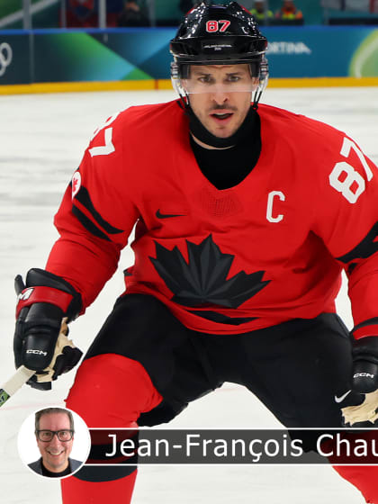 Sidney Crosby fait un beau cadeau à un gardien français