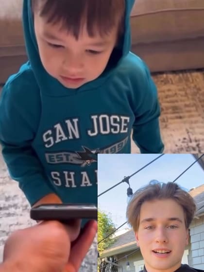 Sharks Macklin Celebrini sends video toddler birthday party