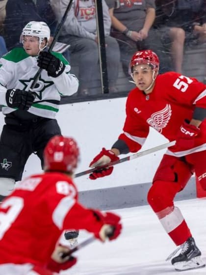 RECAP: Red Wings finish off sweep of Stars at 2024 NHL Prospect Games with 3-2 win