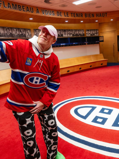 Patrik Laine arrives in Montreal