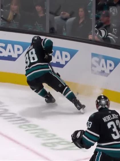 Macklin Celebrini with a Goal vs. Columbus Blue Jackets