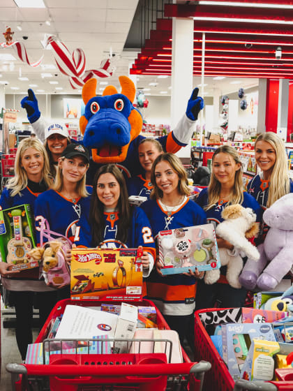 PHOTOS: Islanders Wives and Girlfriends Go Toy Shopping for Kids in Need