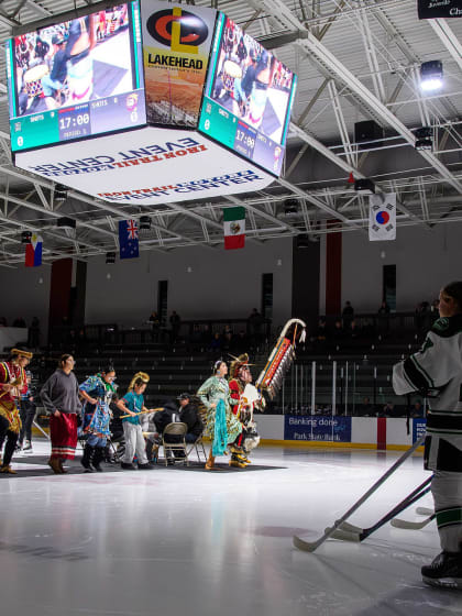 Color of Hockey Wild game broadcast in Ojibwe spurs Minnesota high school