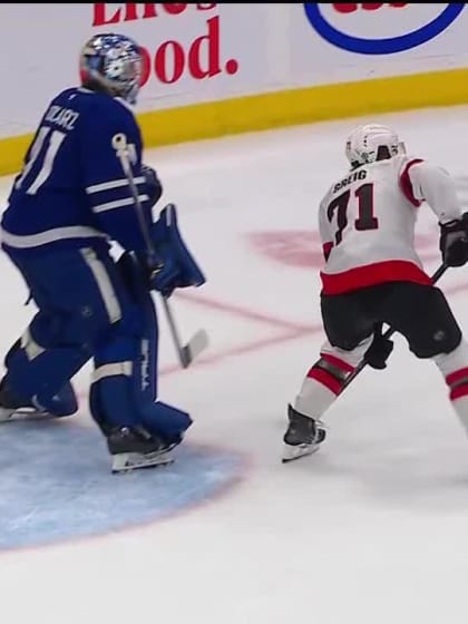 Giroux lance, Tanev fait dévier dans son filet