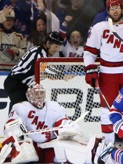 Hurricanes struggle on special teams in Game 1 loss to Rangers