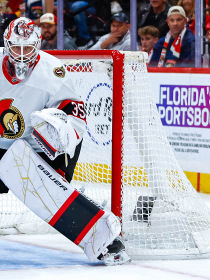 Fullt förtroende för Linus Ullmark från Ottawa Senators
