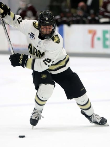 Hispanic NCAA hockey player Joey Baez excelling at Army