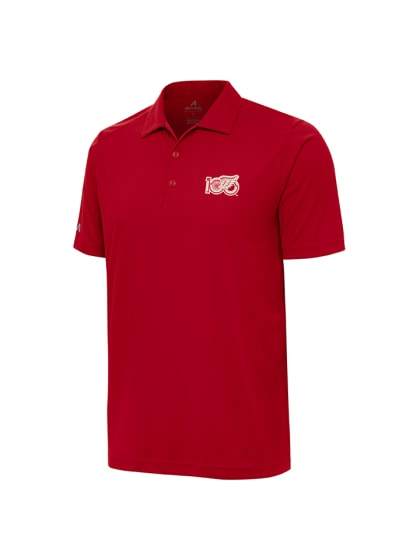 DET Centennial Merch Red Polo