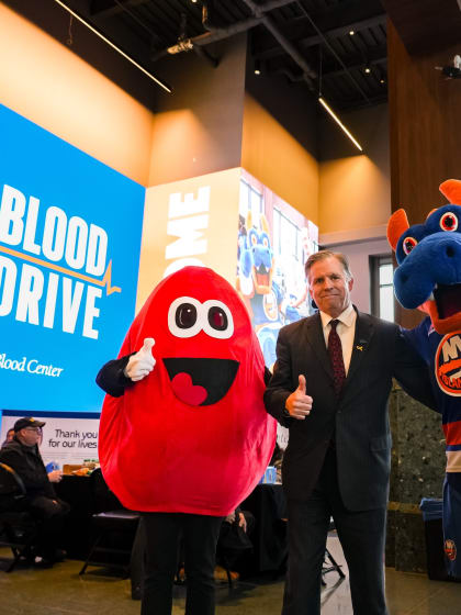 PHOTOS: Blood Drive at UBS Arena