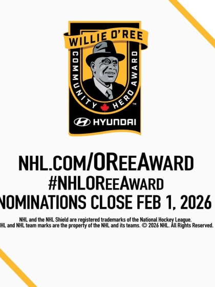 2026 Willie O’Ree Community Hero Award Nominations are Open