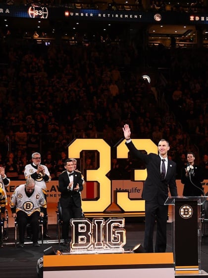 Chára si užil ceremoniál po vyradení čísla 33