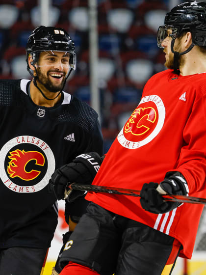 Photo Gallery - Kylington Returns to Flames Practice