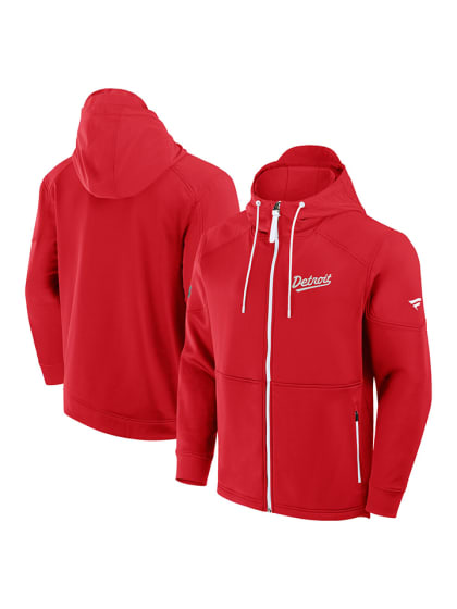 DET Centennial Merch Red Zip Hoodie