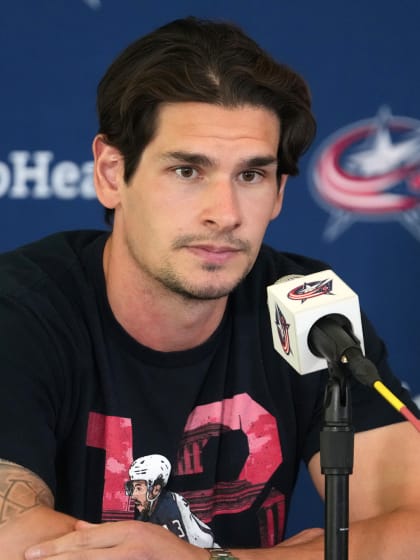 Sean Monahan ready to put best foot forward for Columbus Blue Jackets without Johnny Gaudreau