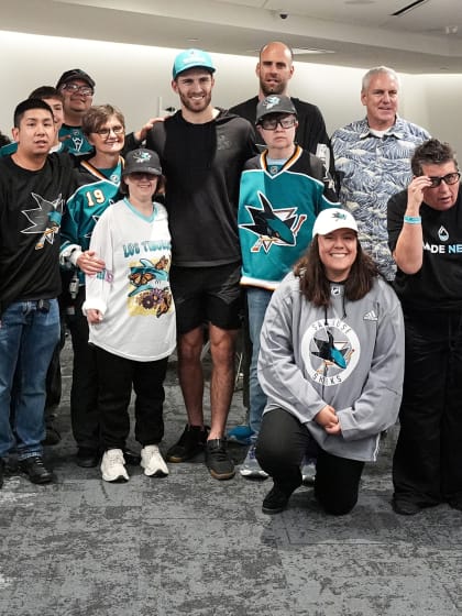 Alexander Wennberg hosts Special Olympics Athletes at SAP Center, continuing Sharks commitment to inclusion 